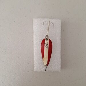 Vintage 2" Wooden Dardevle Huskie Devle Spoon Lure Detroit MADE IN USA